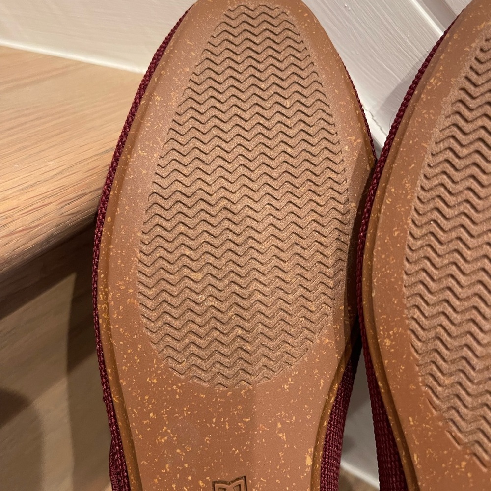 Rothy’s The Double Buckle Mary Jane Cabernet Burgundy Size 8.5 New NWOB Flats - Picture 7 of 16
